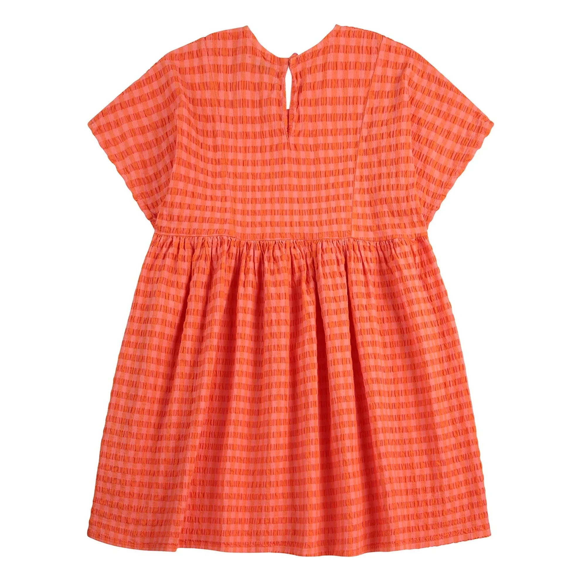 Bobo Choses - Checked Dress | Coral