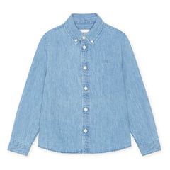 Les Deux - Konrad Denim Shirt | Washed Blue