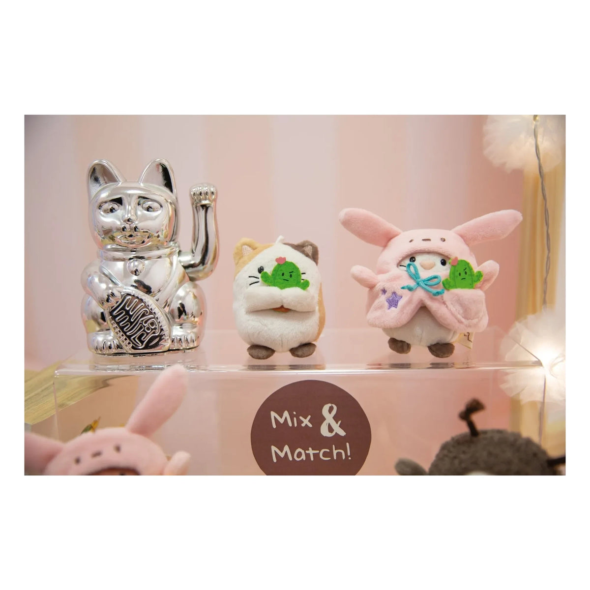 Nici - Angy Plush Cat and Bunny Costume | Pink