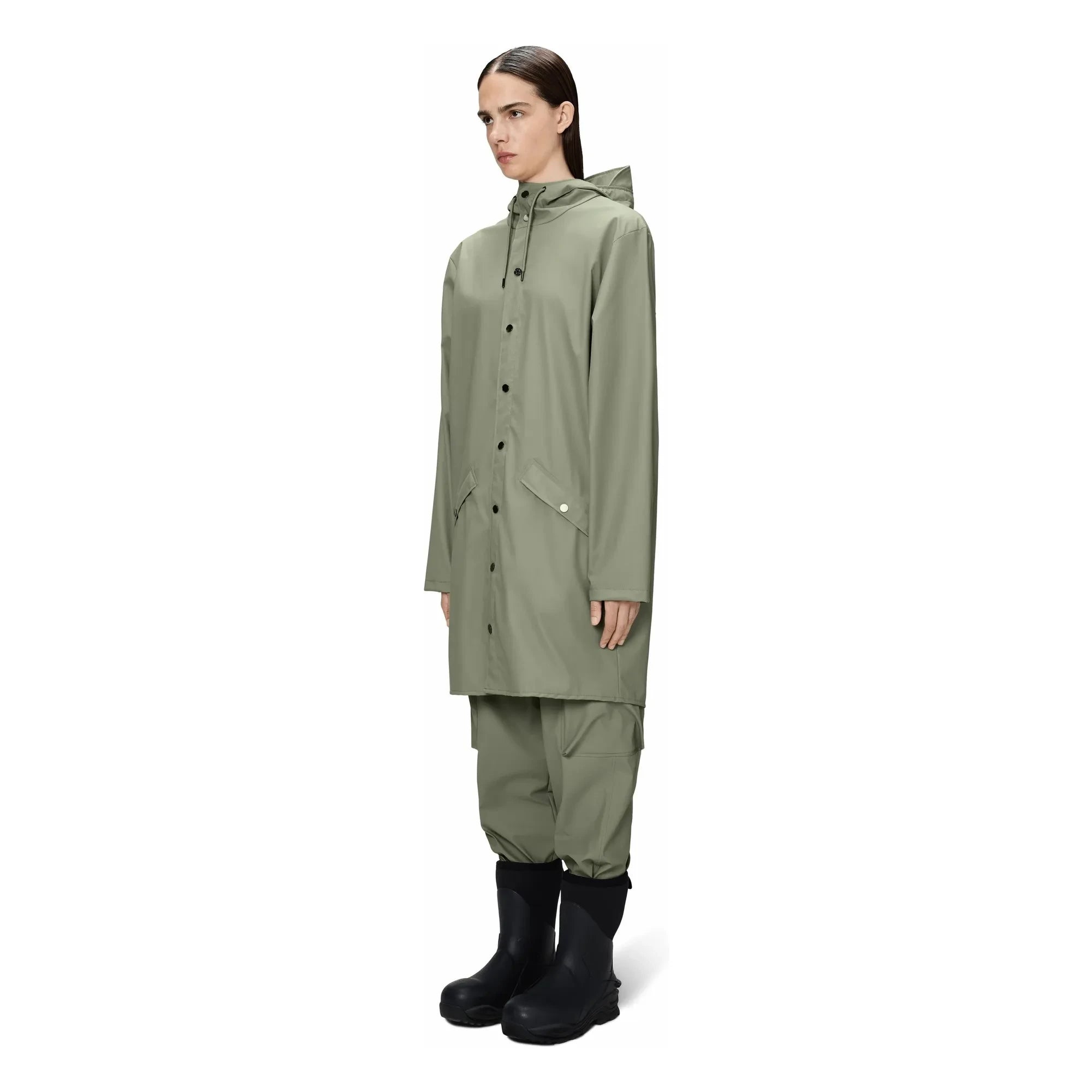 Rains - Long Coat W3 | Light Khaki