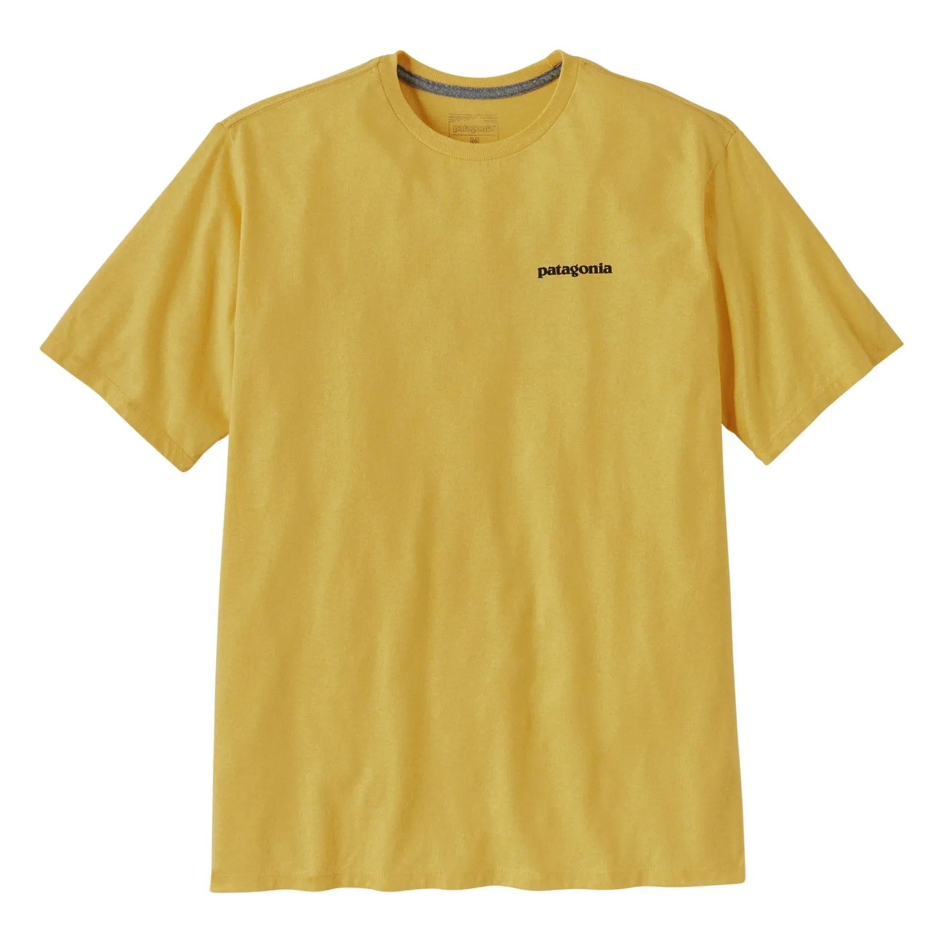Patagonia - P-6 Logo Responsibili T-Shirt Made from Recycled Fibers | Yellow