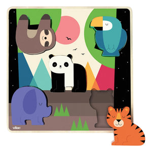 Vilac - Jungle Listening Shape Finding Game