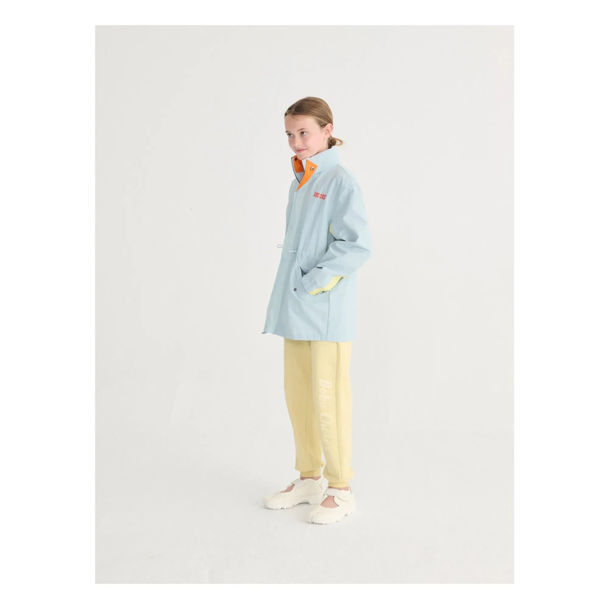 Bobo Choses - Recycled Fiber Waterproof Coat | Light Blue