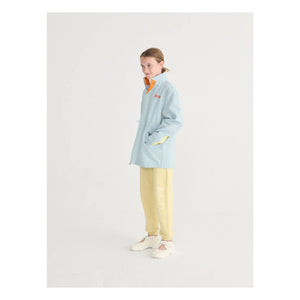 Bobo Choses - Recycled Fiber Waterproof Coat | Light Blue