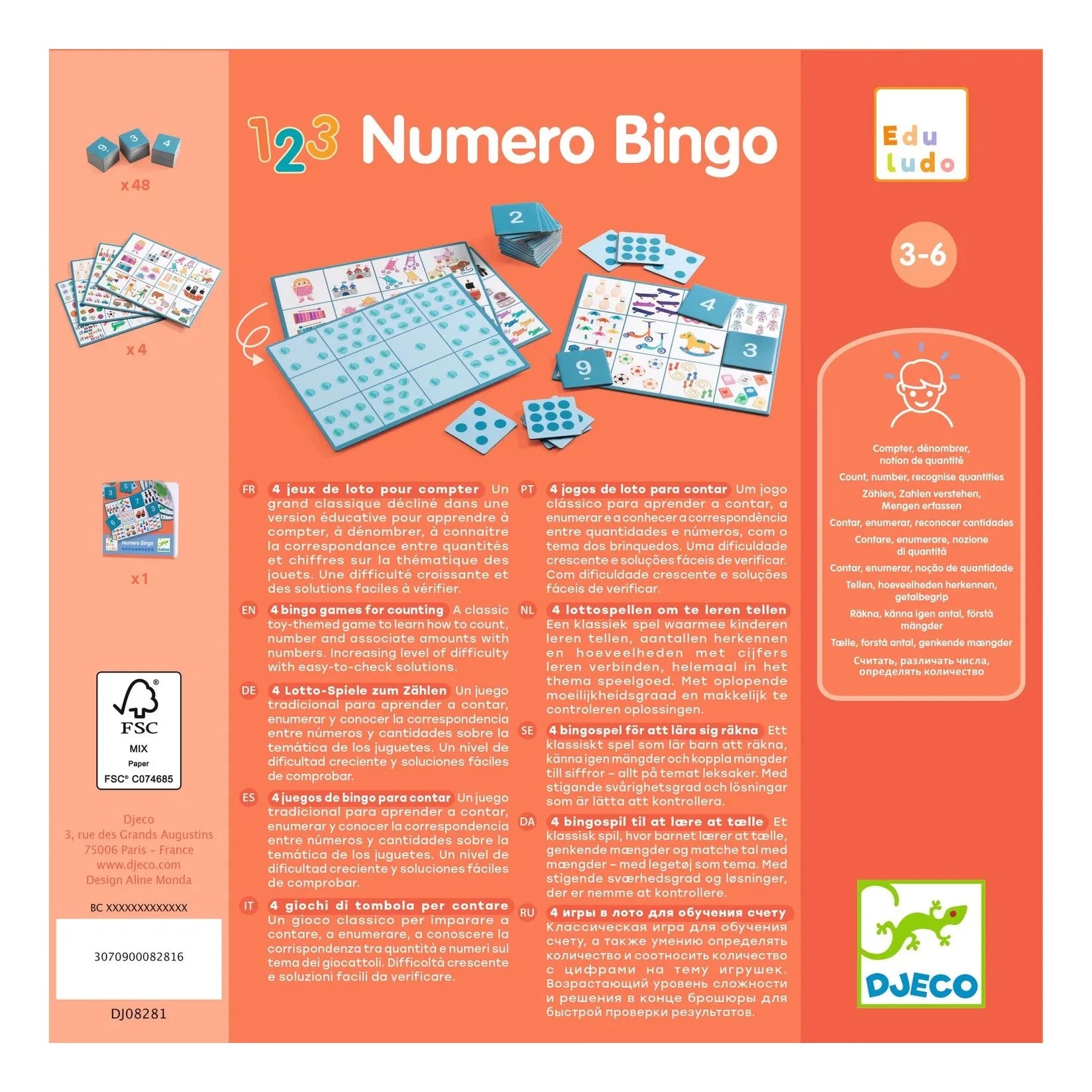 Djeco - Numero Bingo Piyango Oyunu