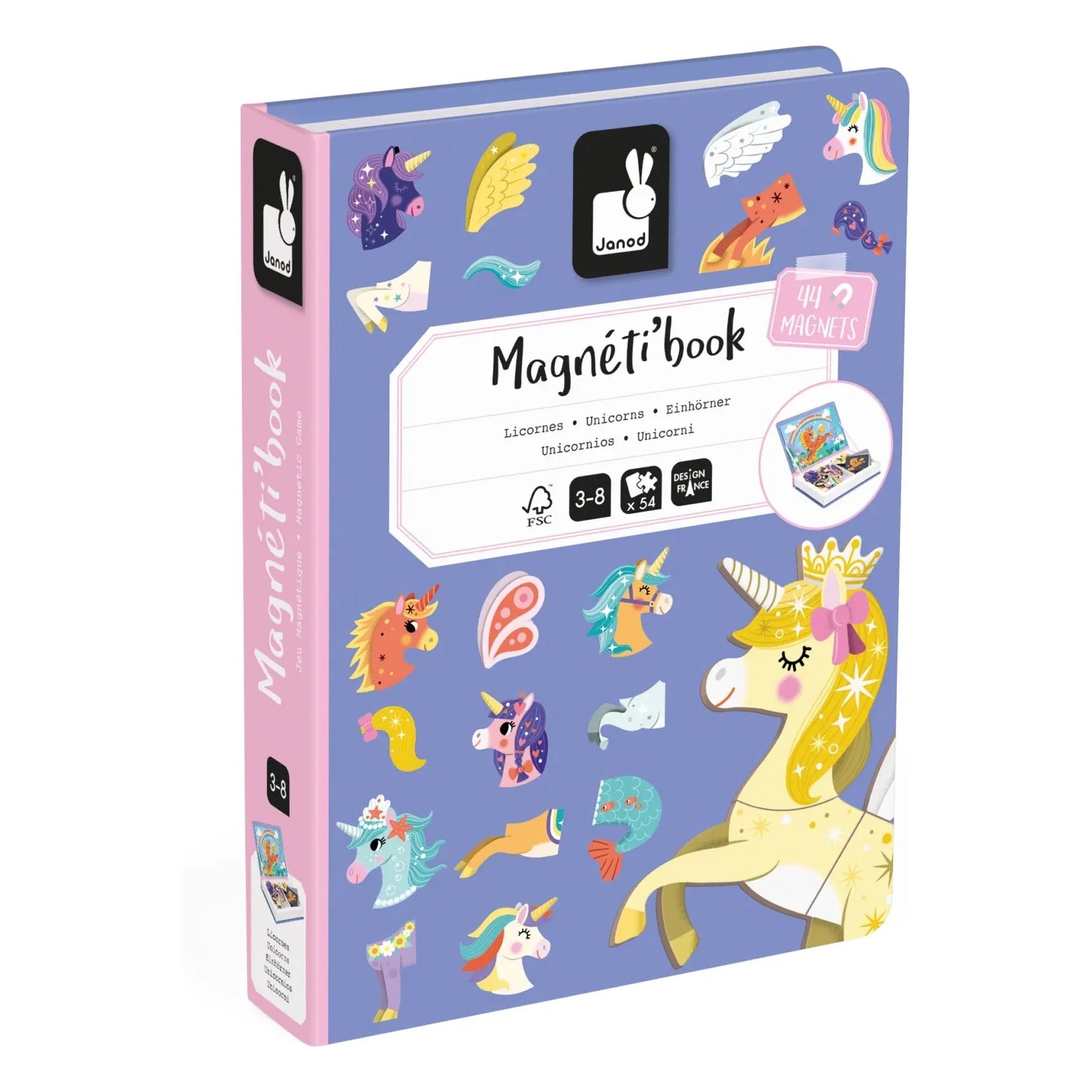 Janod - Magneti'Book Unicorns