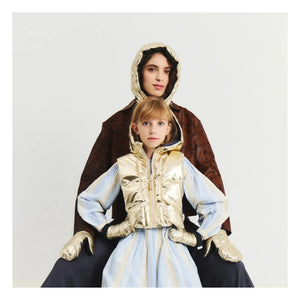Fudoon - Exclusive Fudoon X Smallable - Reversible Hooded Puffer Jacket | Gold