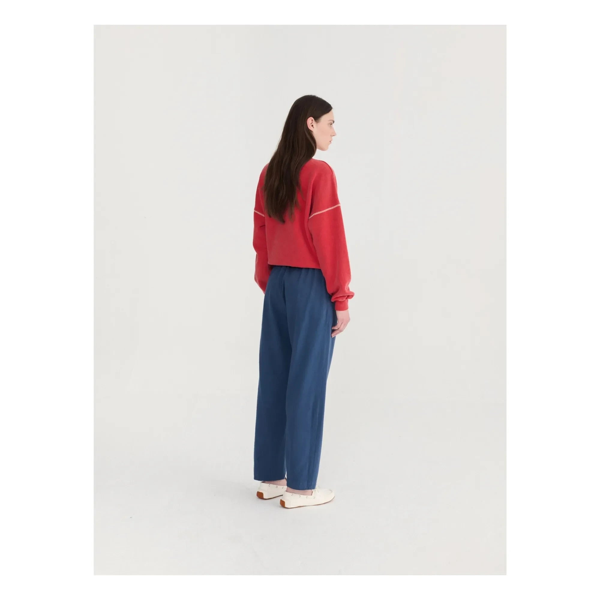 Bobo Choses - Straight-Leg Cotton Pants | Dark Blue