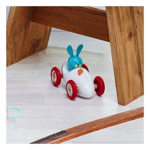 Vilac - Raoul the Bunny Car | White