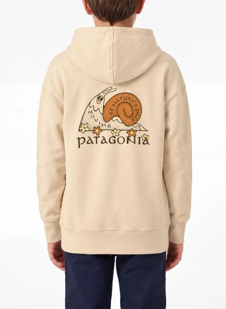 Patagonia - Logo Hooded Sweatshirt | Natural