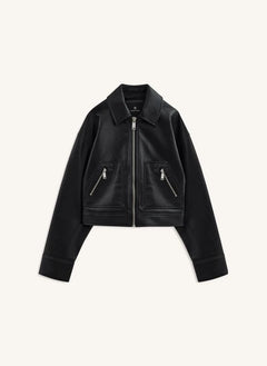Anine Bing - Assan Leather Jacket | Black