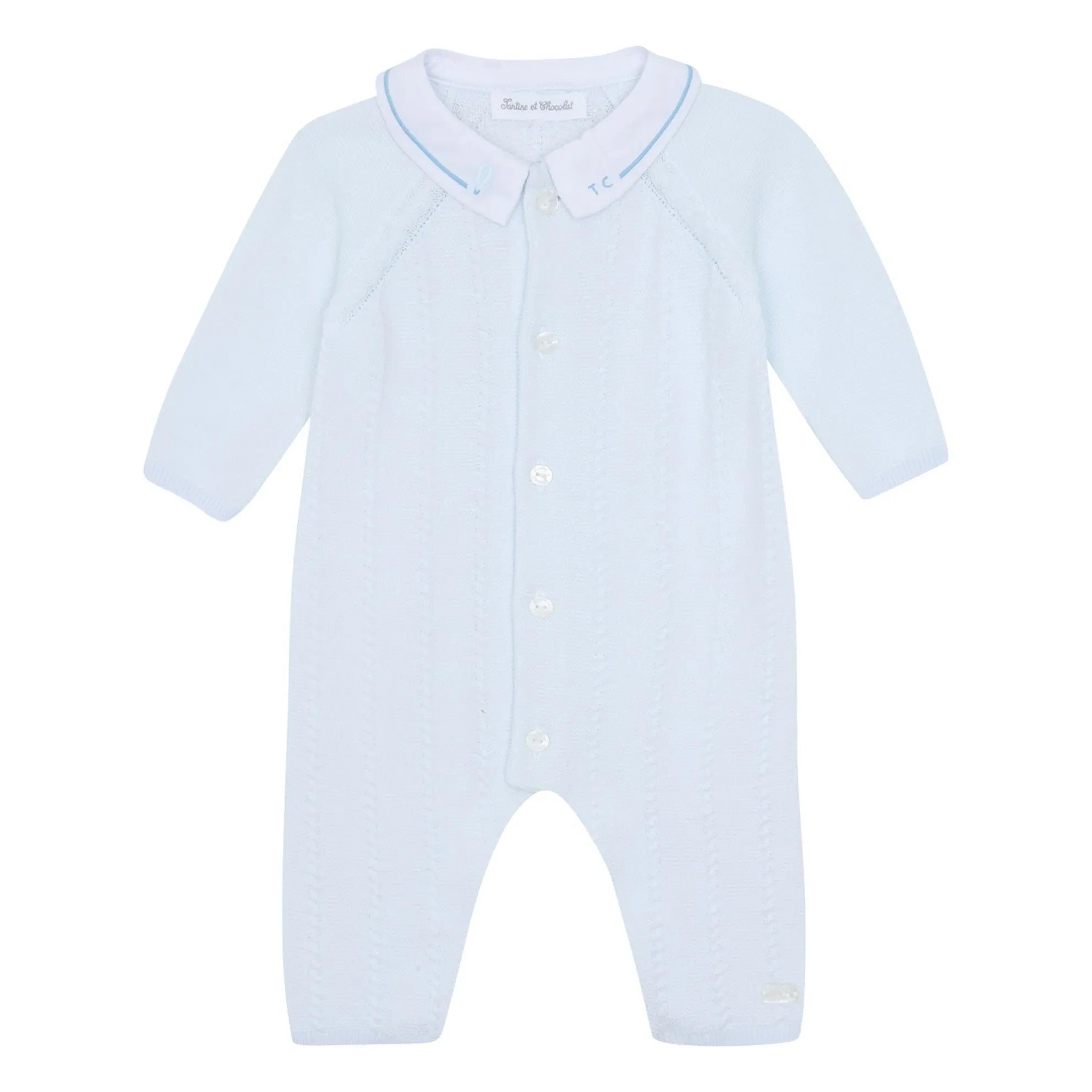 Tartine et Chocolat - Mesh Romper | Cloud