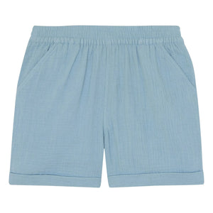 Bonton - Noé Cotton Gauze Shorts | Light Blue
