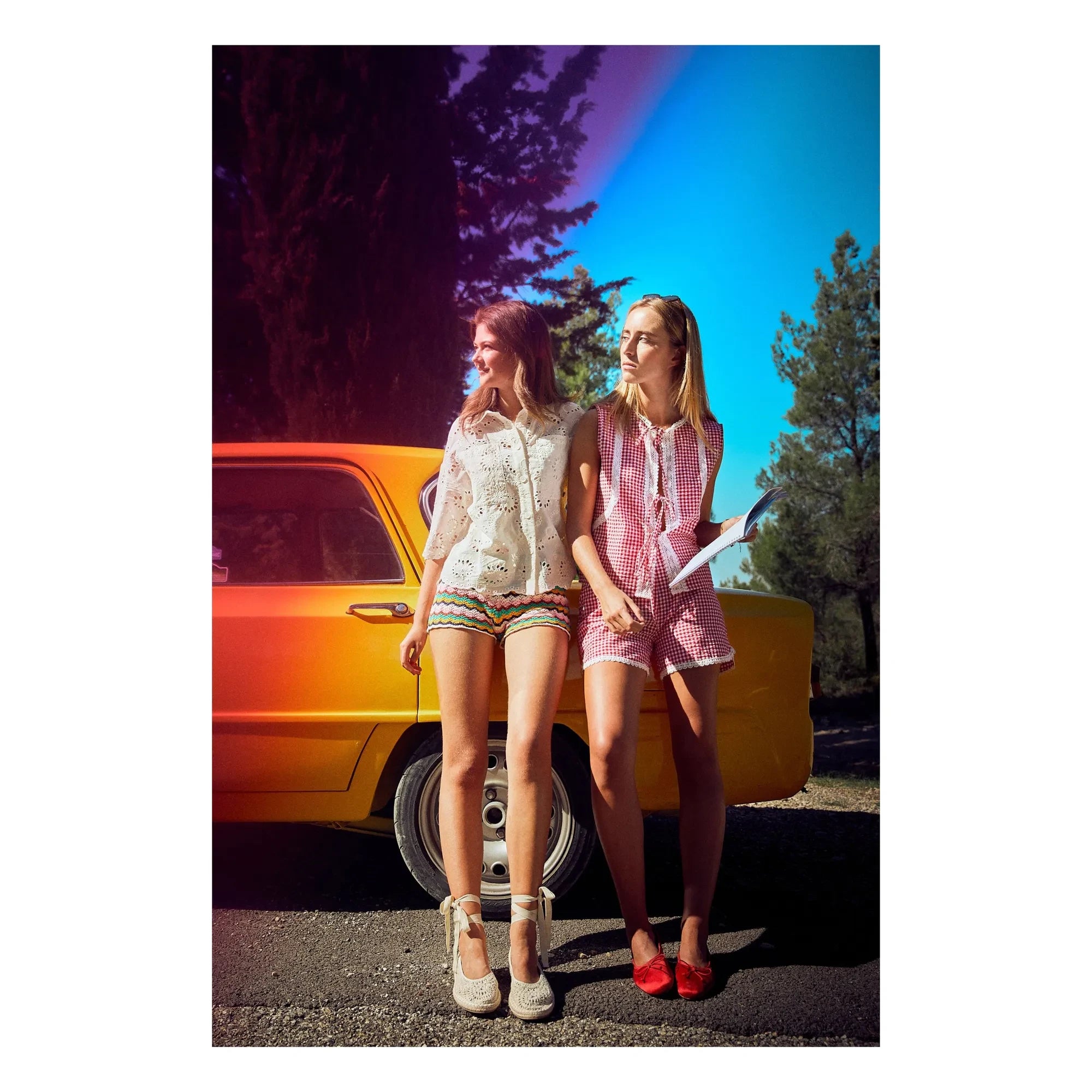 Indee - Top Knots Vegas Vichy | Red