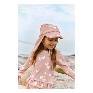 Liewood - Dagny Coeurs Recycled Fiber UV Protection T-Shirt and Underwear Set | Pink