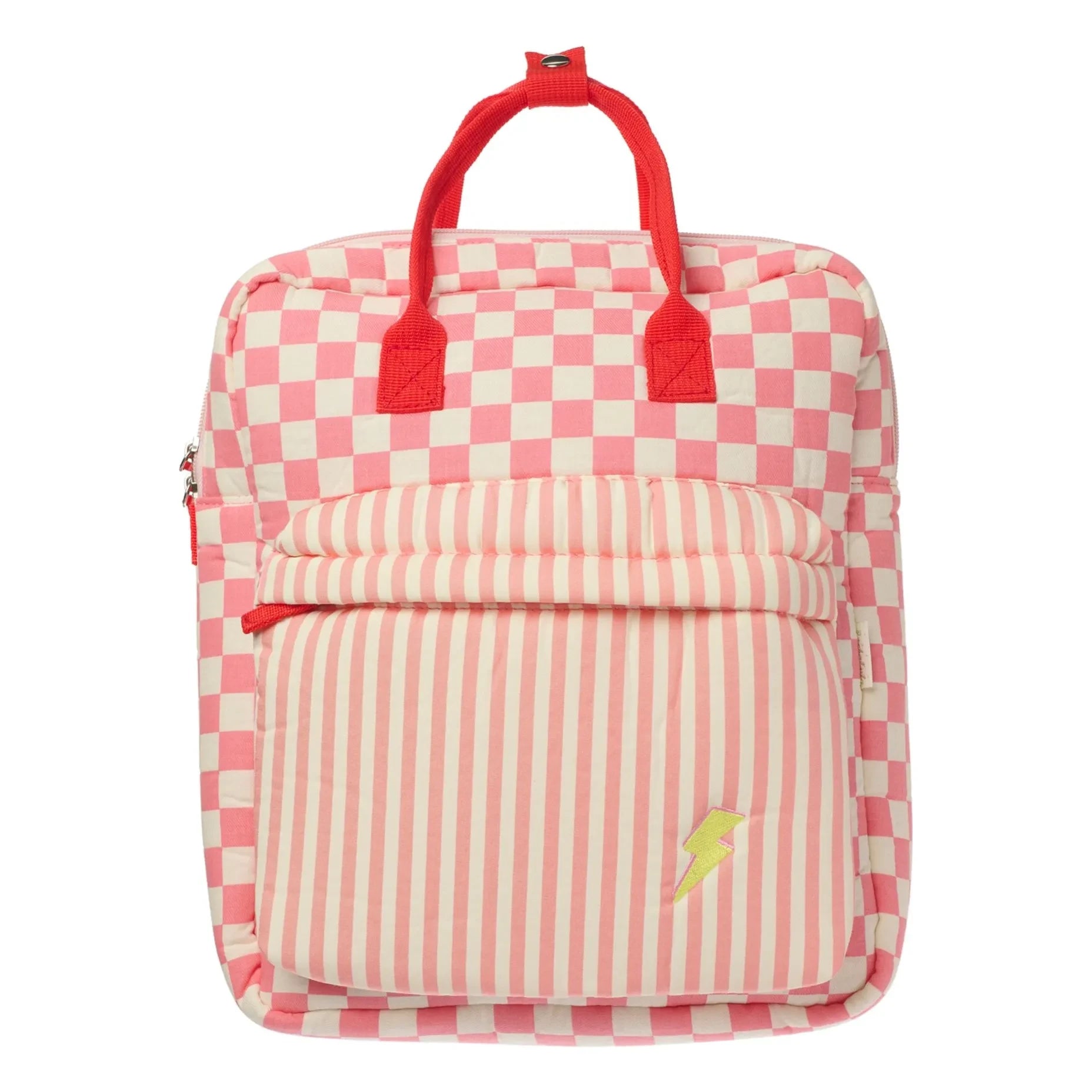 Rockahula Kids - Carreaux Backpack | Candy pink