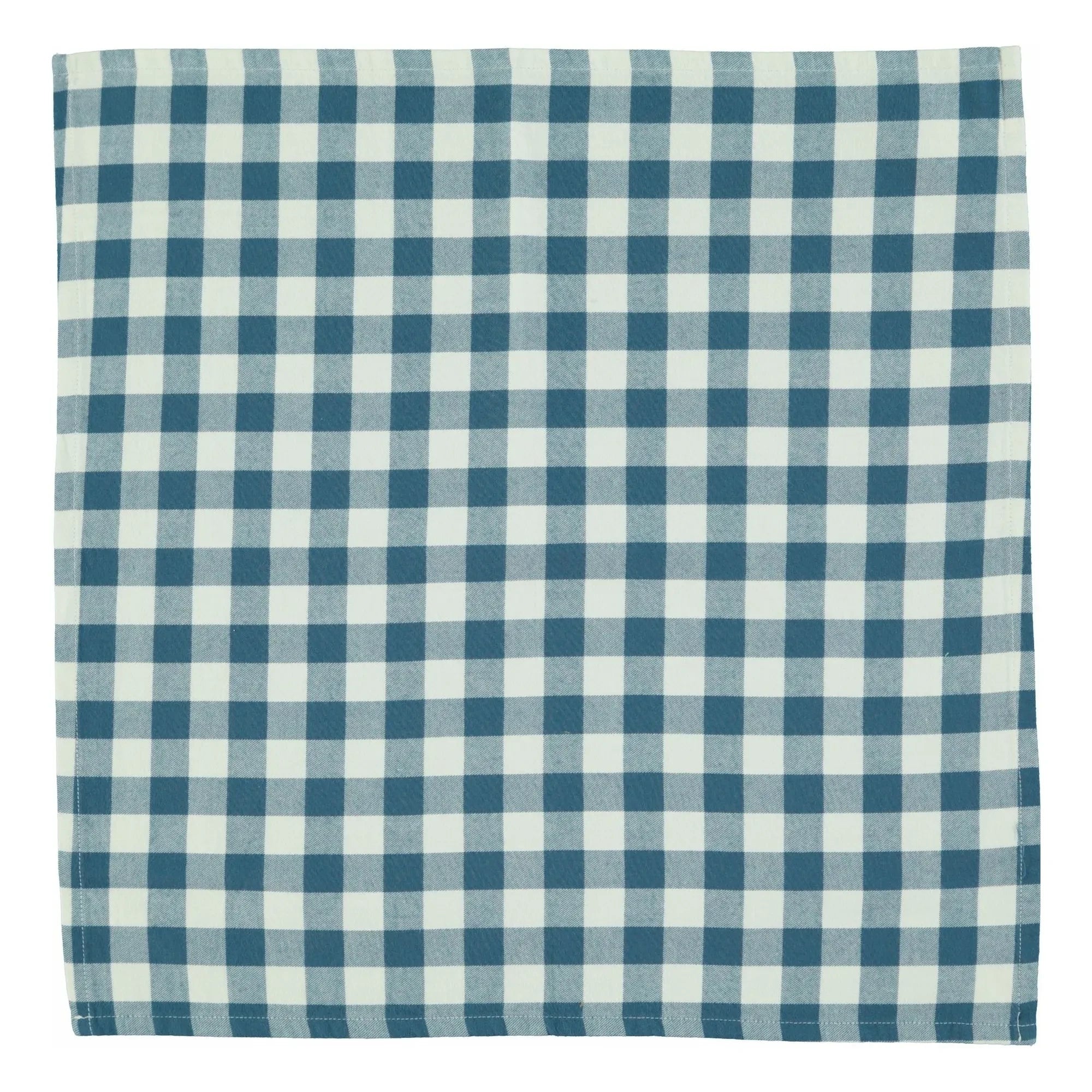 Piupiuchick - Organic Cotton Checkered Bandana | Blue
