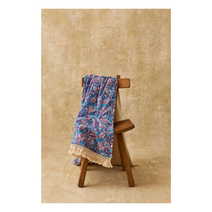 Louise Misha - Lana Organic Cotton Beach Towel | Blue