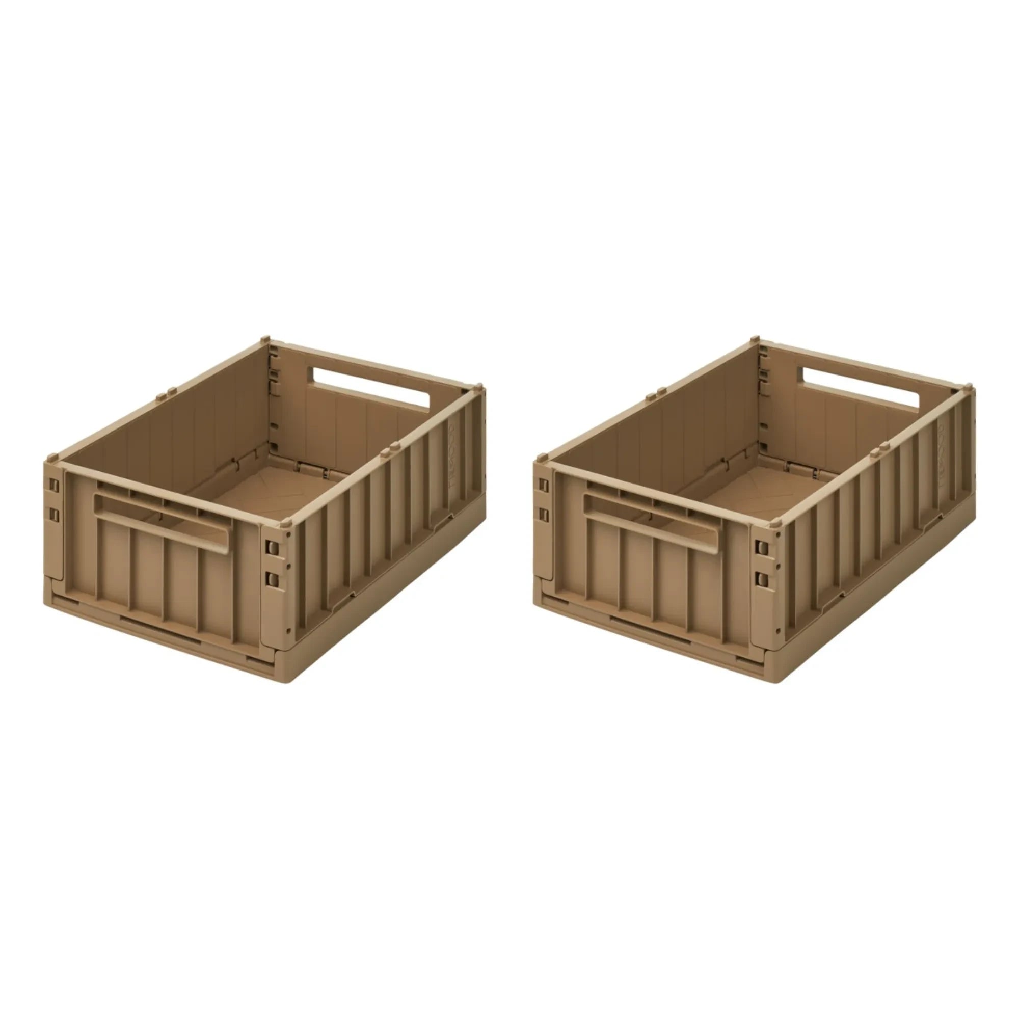 Liewood - Weston Foldable Baskets - Set of 2 | Oatmeal