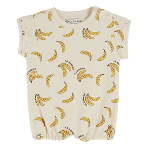 Emile et Ida - Banana organik pamuklu havlu tulum | Cream