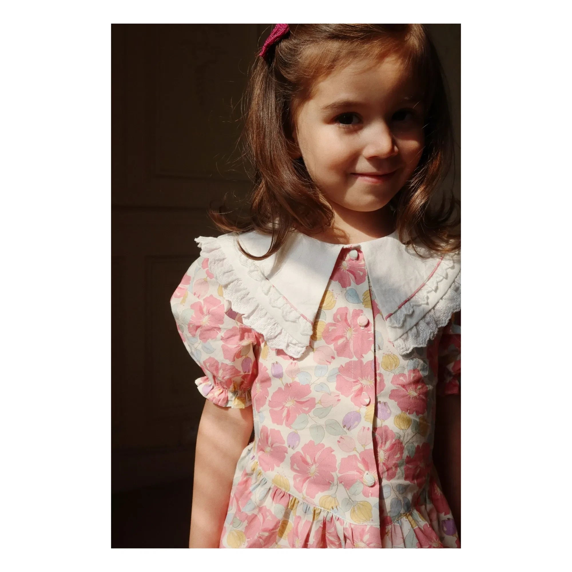 Konges Sløjd - Heart-Neck Organic Cotton Blouse | Pink