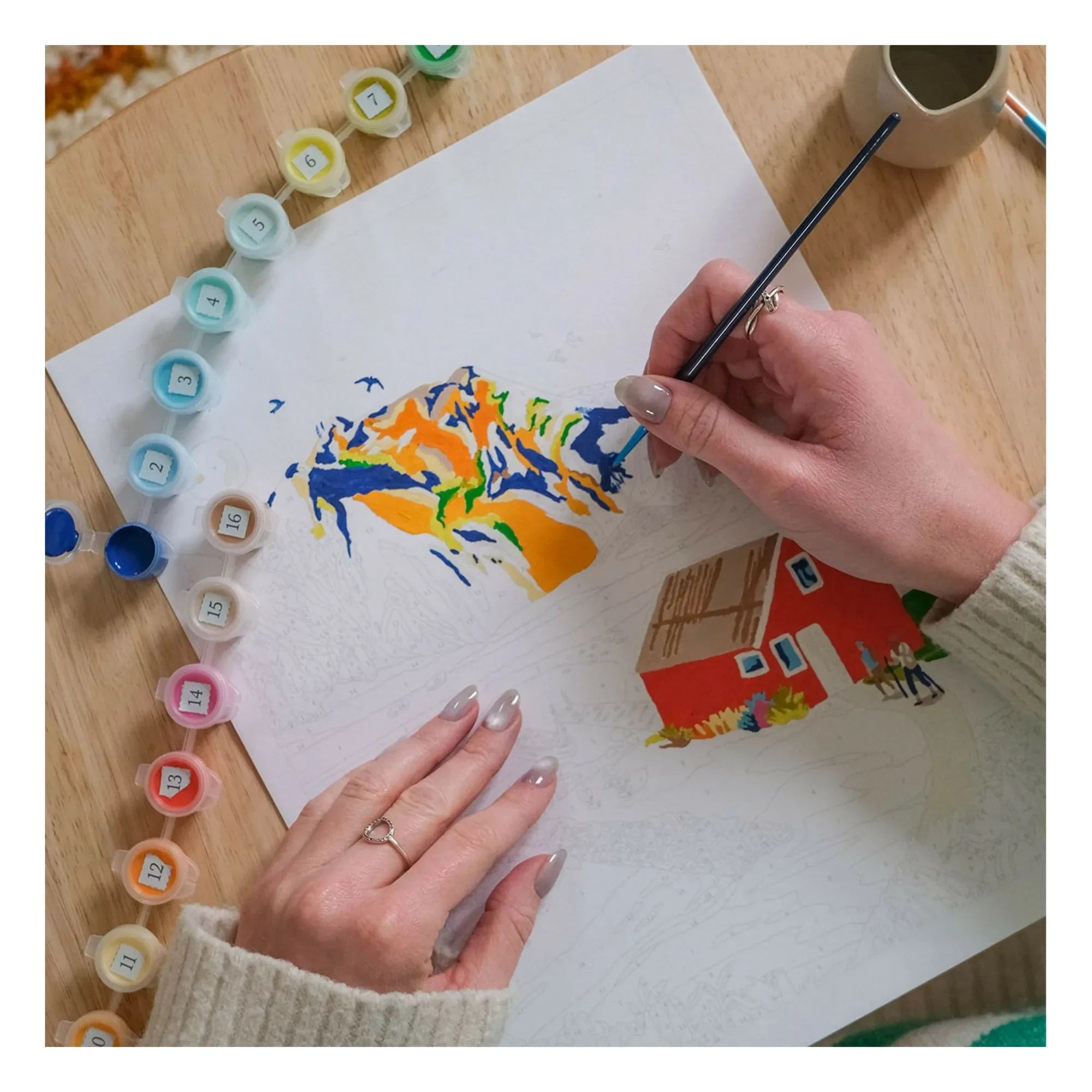 La Petite Épicerie - Coloring Set - Norway, Nolwenn Studio