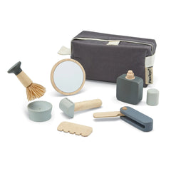 Plan Toys - Rubber Wooden Shaving Set Toy | Blue
