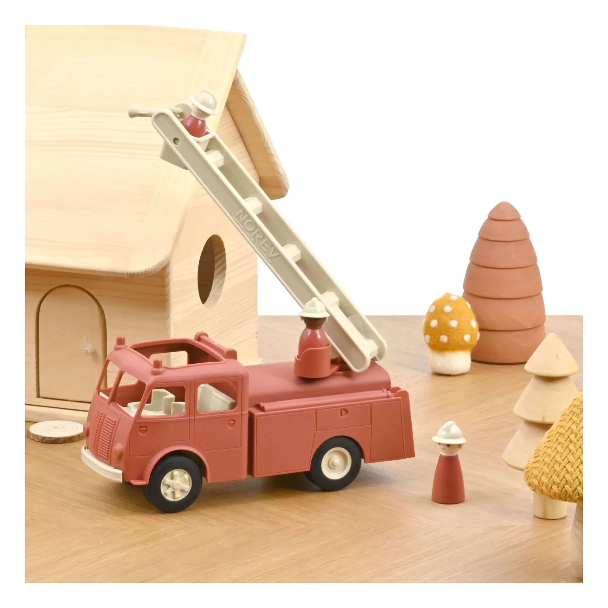 Norev - Berliet Fire Truck | Red