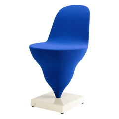 Moustache - Cream-based Gelato chair - Jean-Baptiste Fastrez | Electric blue