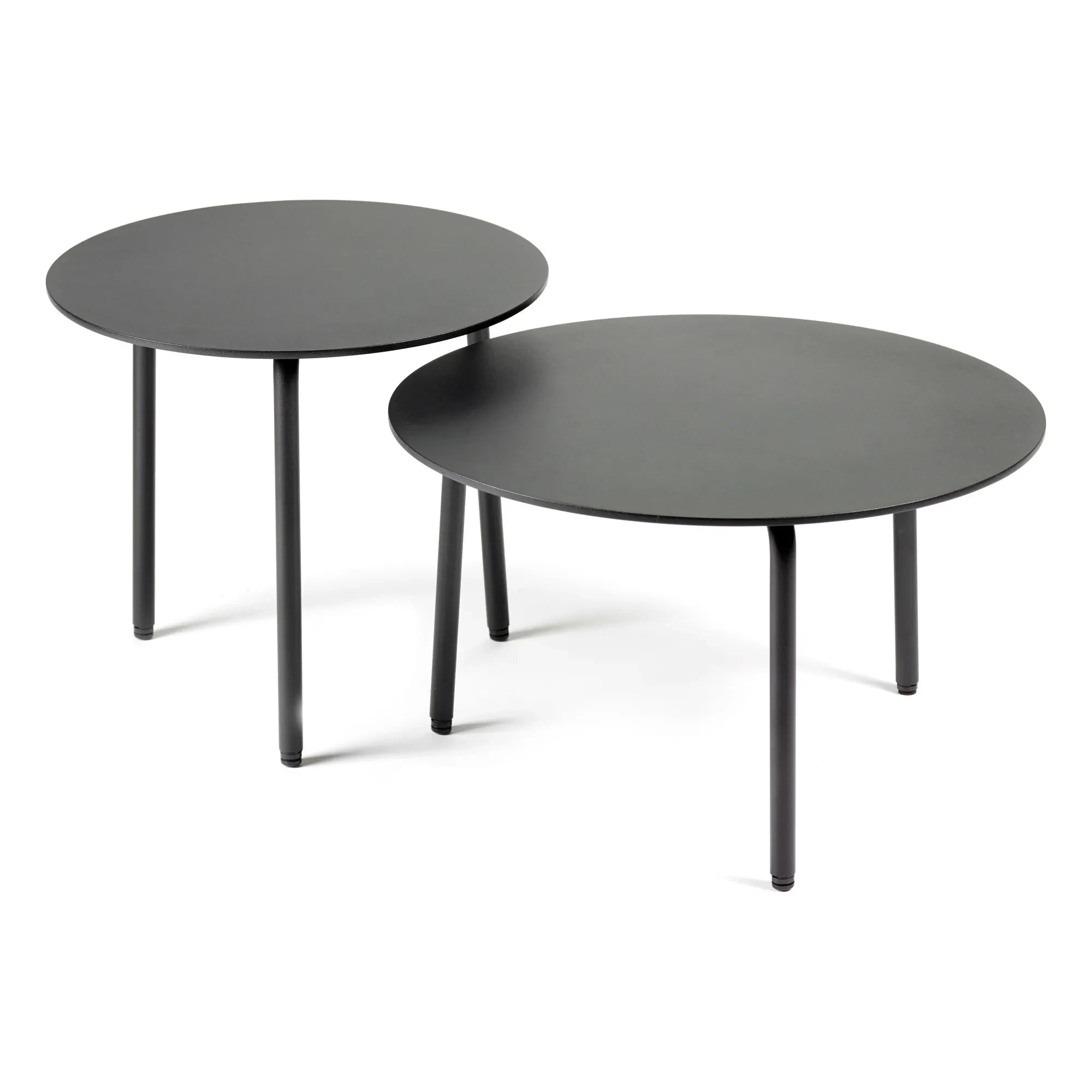 Serax - August Outdoor Round Side Table | Black