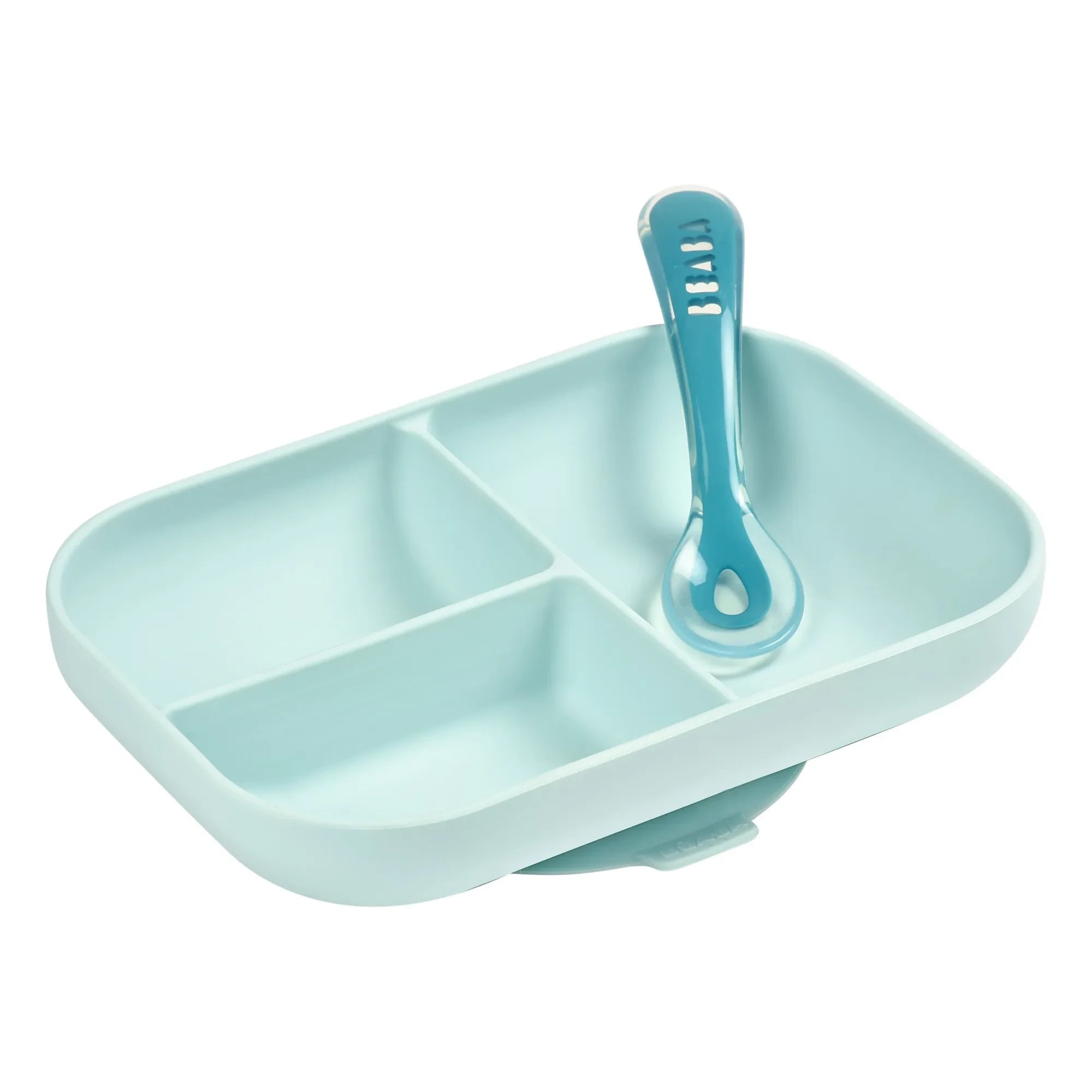 Béaba - Silicone Dinner Set | Blue