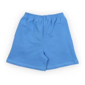 the new society - TNS Logo Jogger Shorts | Azure Blue