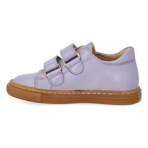 Angulus - Two-Stripe Floral Sneakers | Lilac