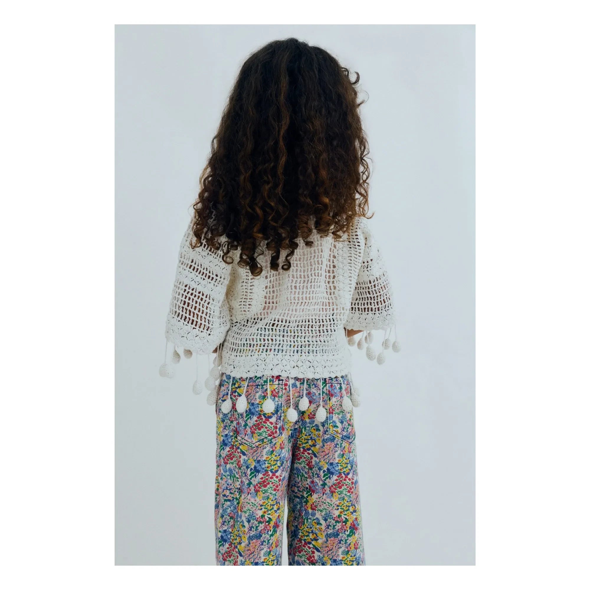the new society - Lily Floral Jeans | Blue