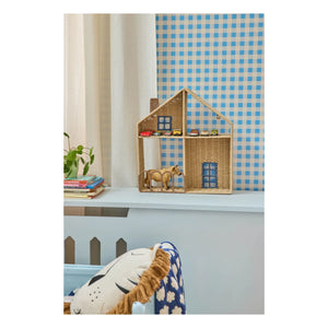 Rice - Blue House Shelf