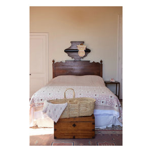 Bebe Organic - Rocking Horse Organic Cotton Blanket | Dusty Pink
