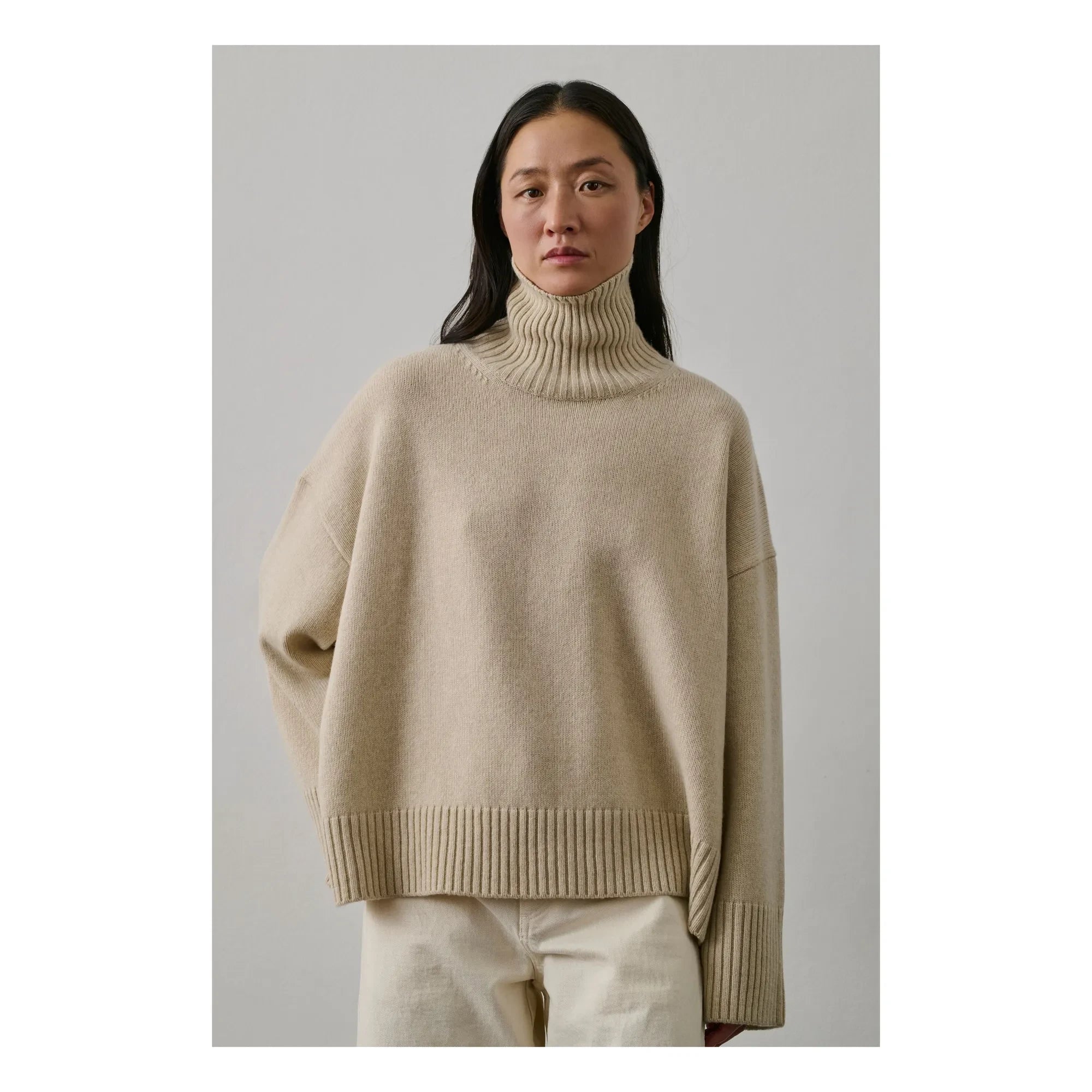 Soeur - William Merino Yün Kazak | Heather white