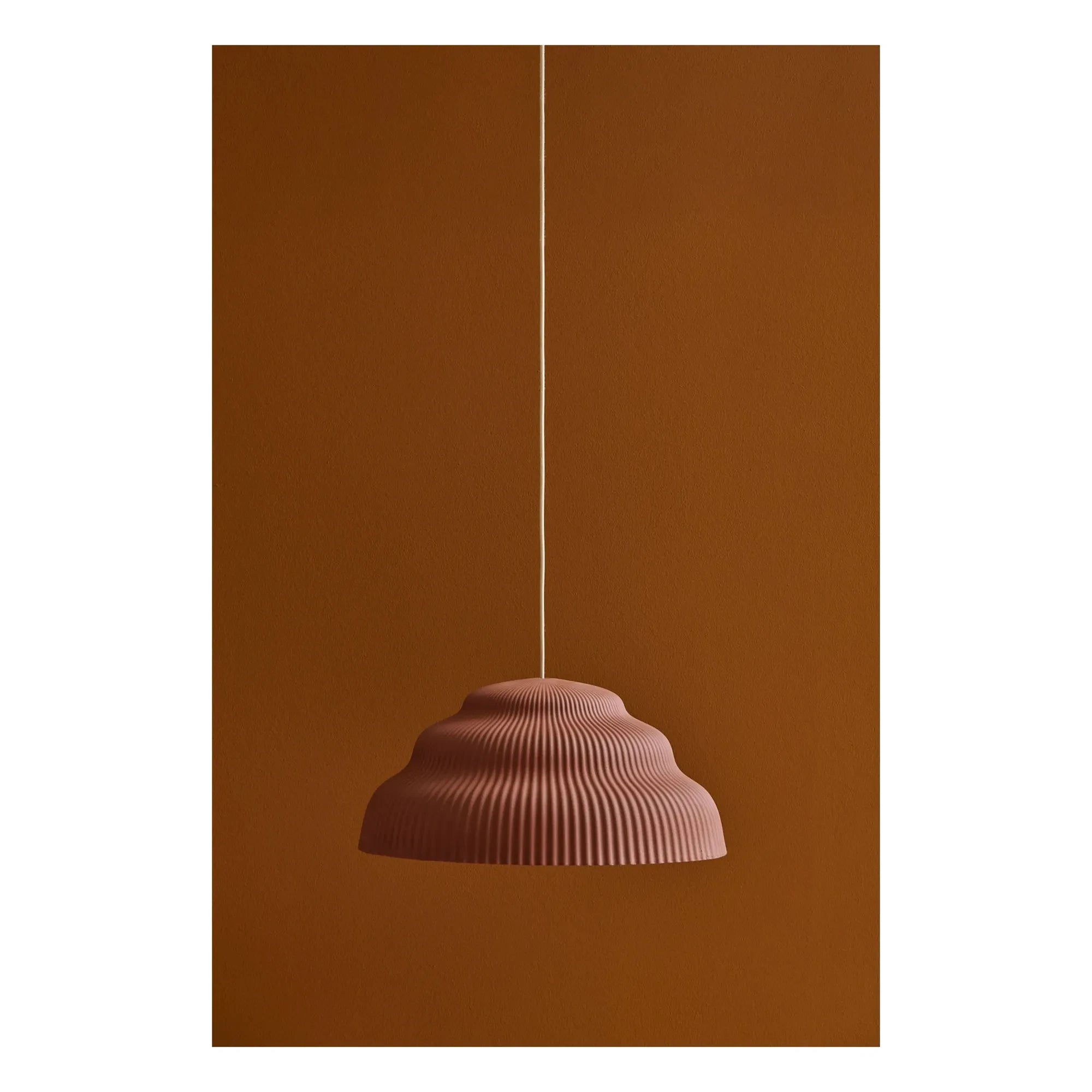 Schneid Studio - Cascading Ceramic Pendant Lamp | Rust