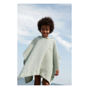 Liewood - Poncho Paco | Y/D Striped Peppermint/Creme de la Creme