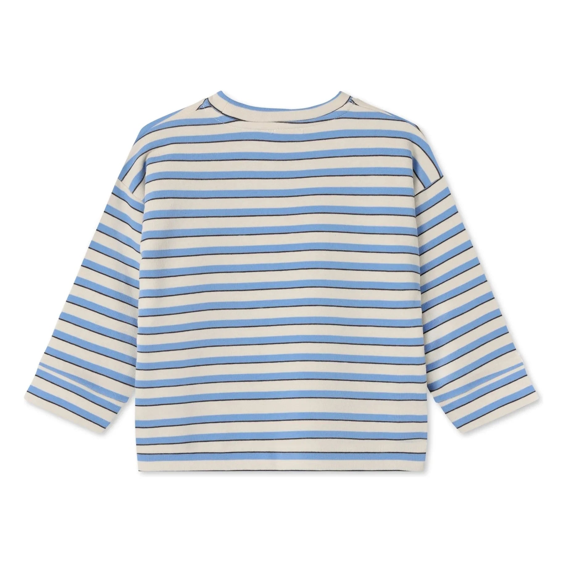 Fliink - Alvin striped organic cotton sweatshirt | Light blue