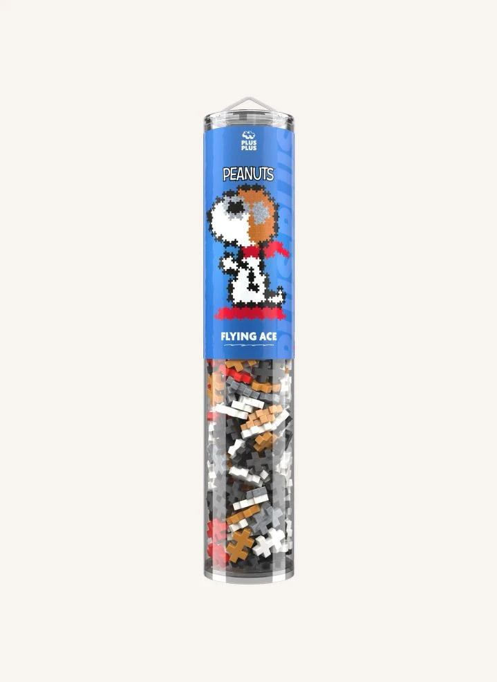 Plus-Plus - Snoopy Aviator Tube - 275 Parça - Plus-Plus x Peanuts | Beyaz