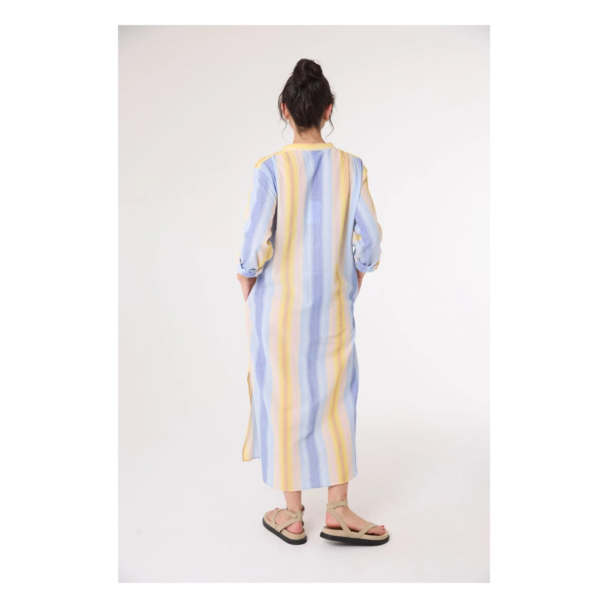 Sacrécoeur - Nina Cruz Organic Cotton Dress | Blue