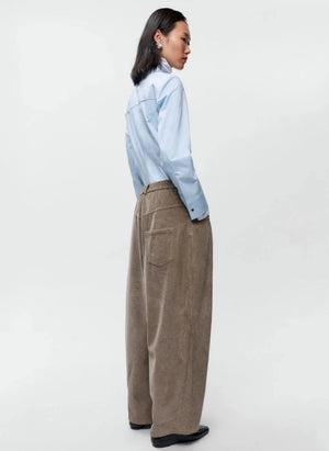 Cordera - Velvet Cotton Jeans | Sage