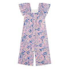 Louise Misha - Irene Fleurie Organic Cotton Romper | Purple