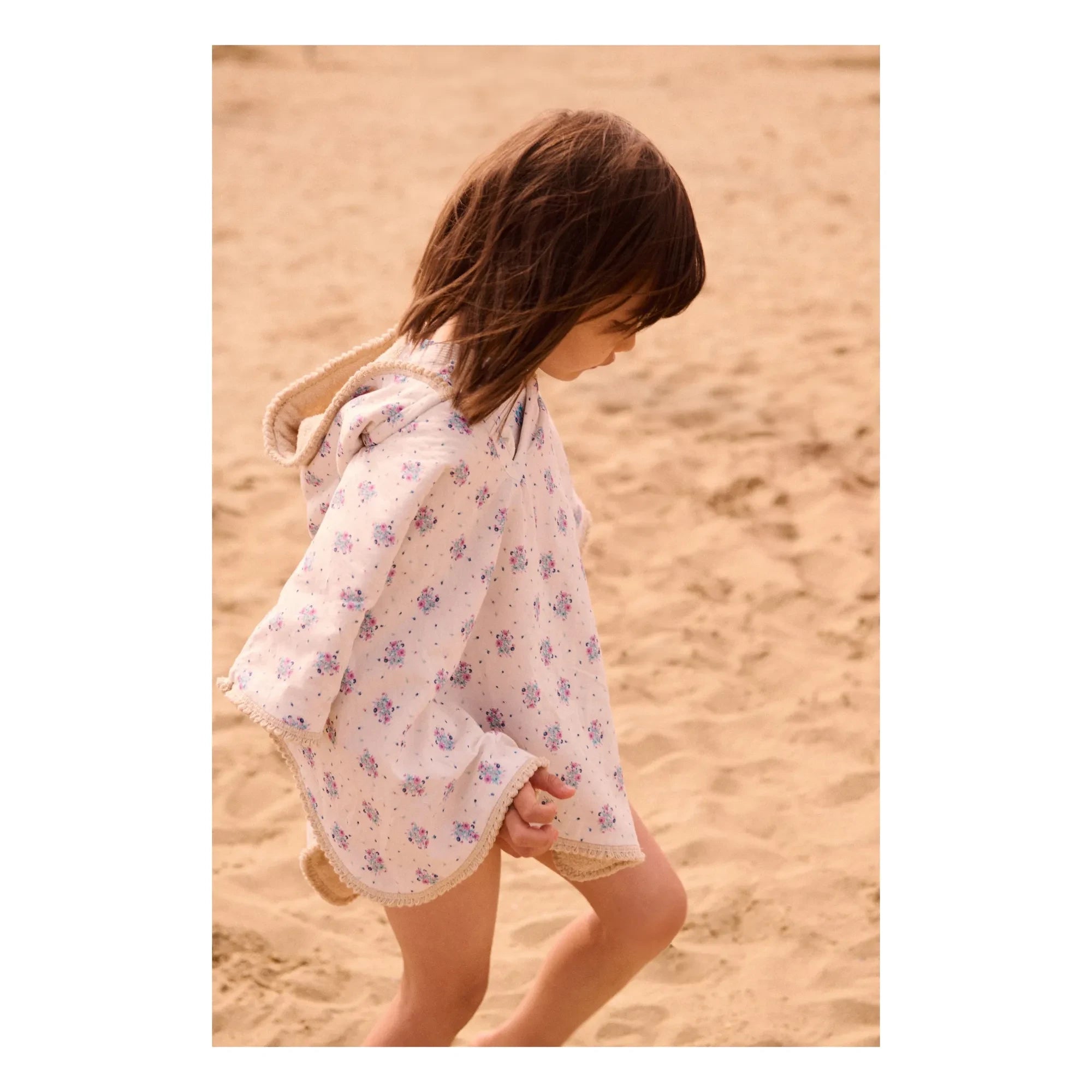 Louise Misha - Organic Cotton Mael Bath Cover | Ecru