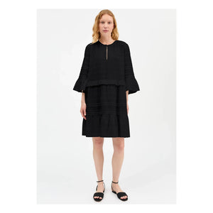 Skall Studio - Fiore Cotton Dress | Black