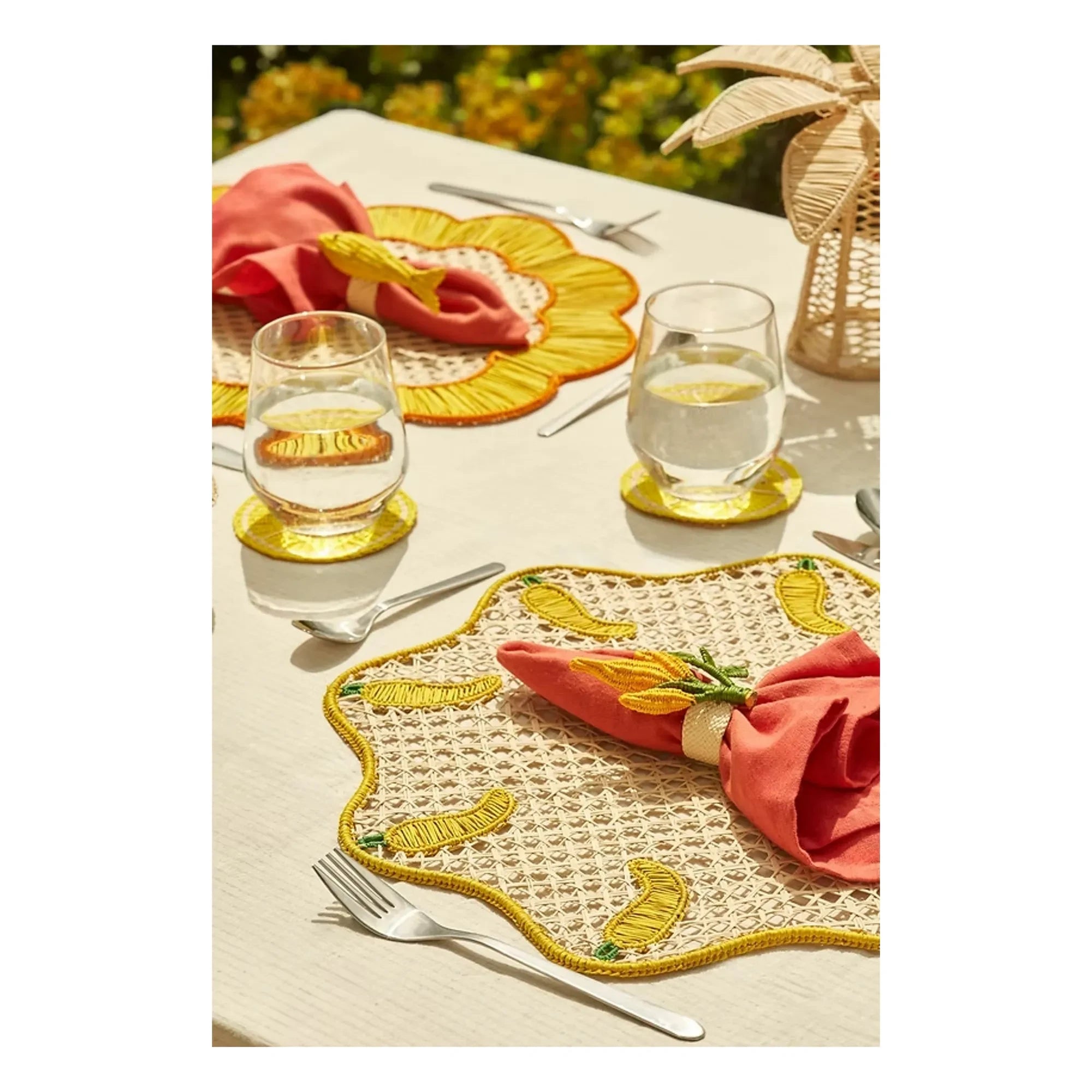 Coro Cora - Lemon Coaster | Yellow