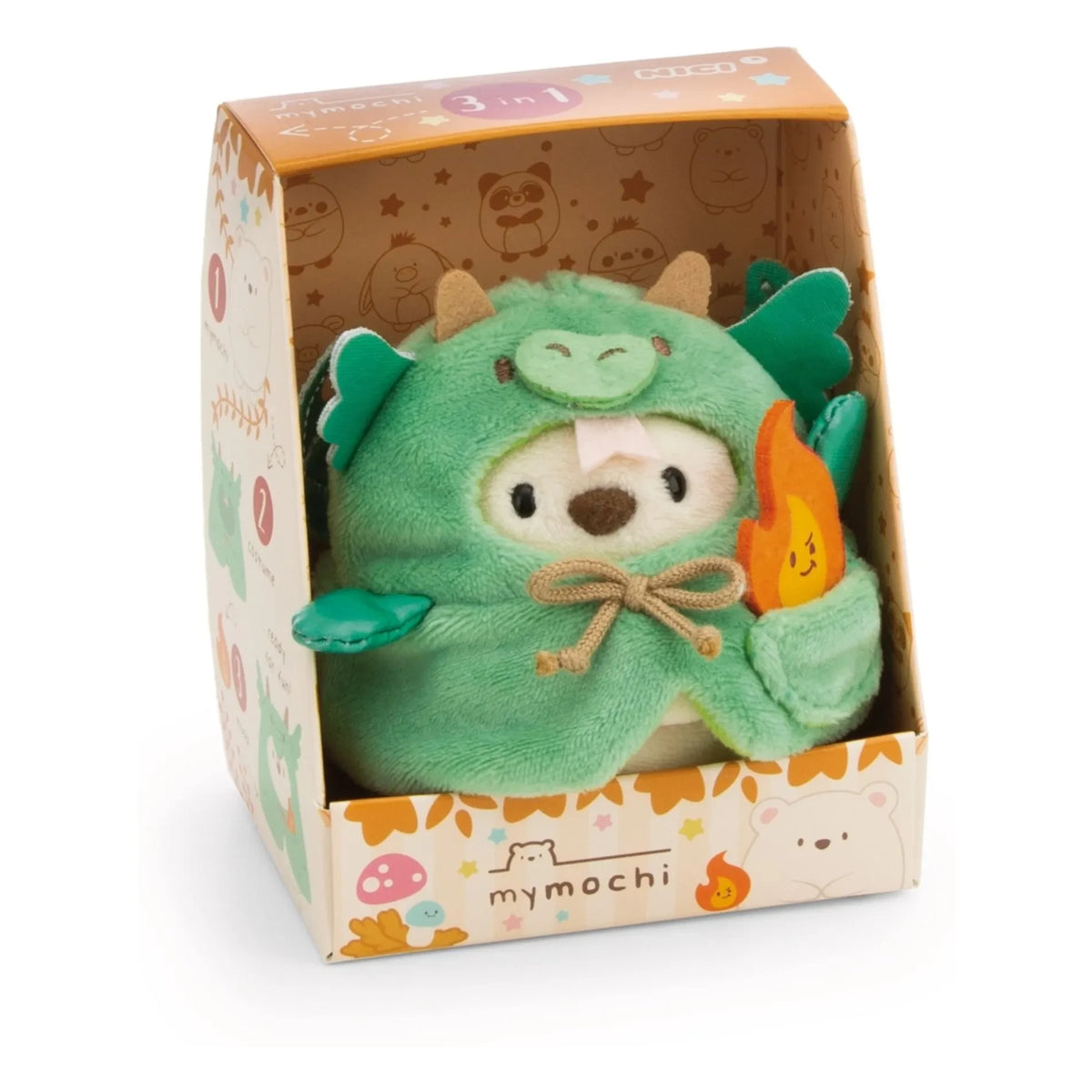 Nici - Snono White Bear Plush Dragon Costume | Green