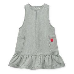Liewood - Angelica Striped Denim Dress | Navy Blue
