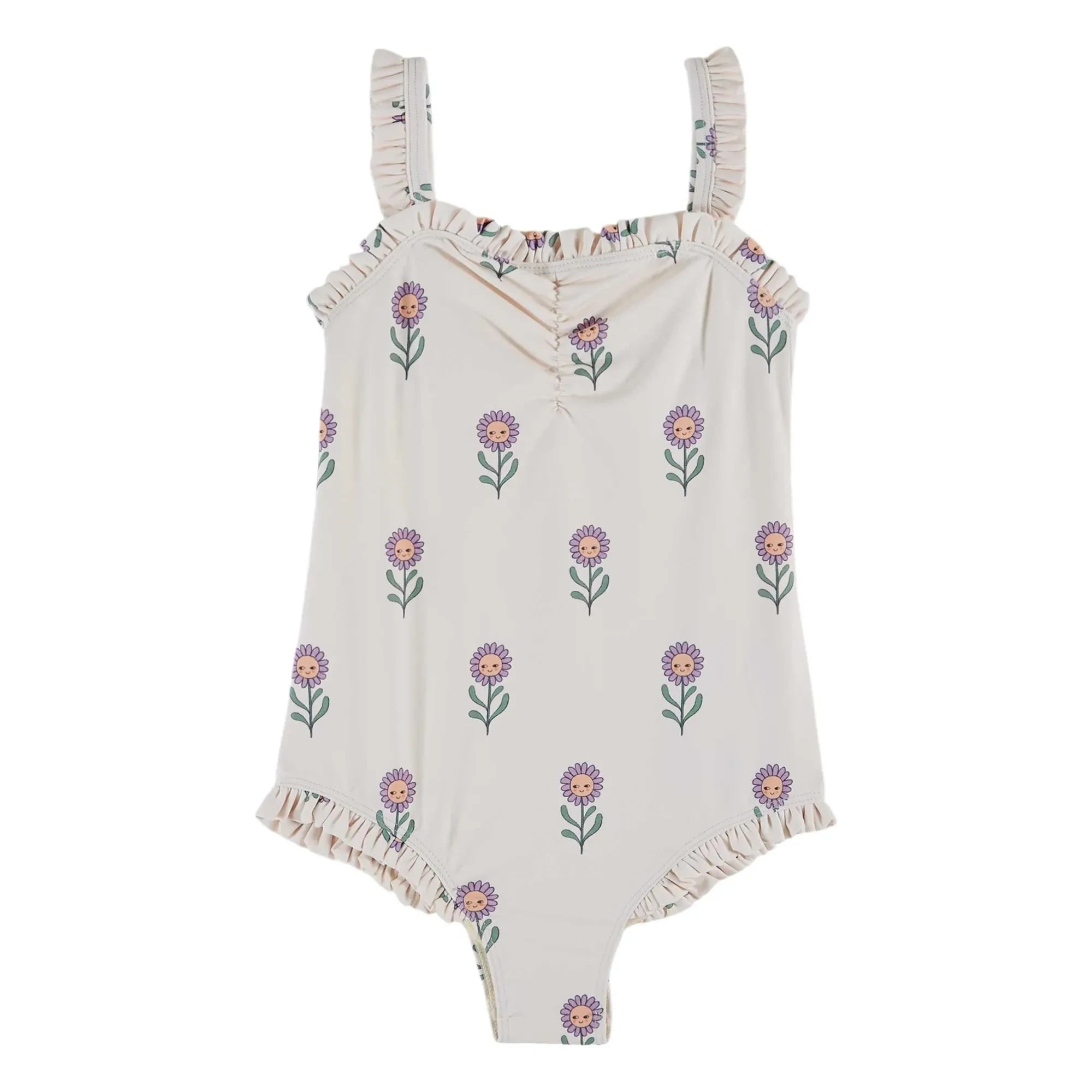 Emile et Ida - Floral Swimsuit | Cream